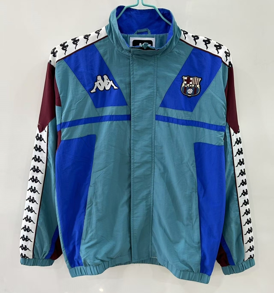 25/26 Barcelona 1967 Style Blue Windbreaker