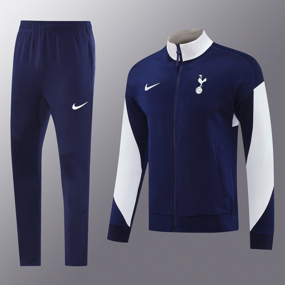2025 NIKE Black/WHITE Full Zipper Jacket + Long Pants