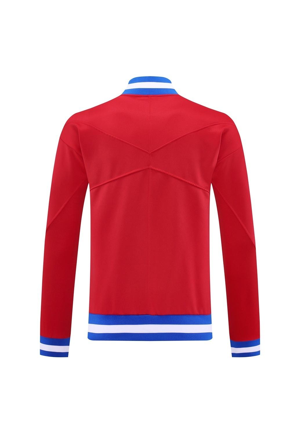 25/26 Atletico Madrid Red Full Zipper Jacket + Long Pants
