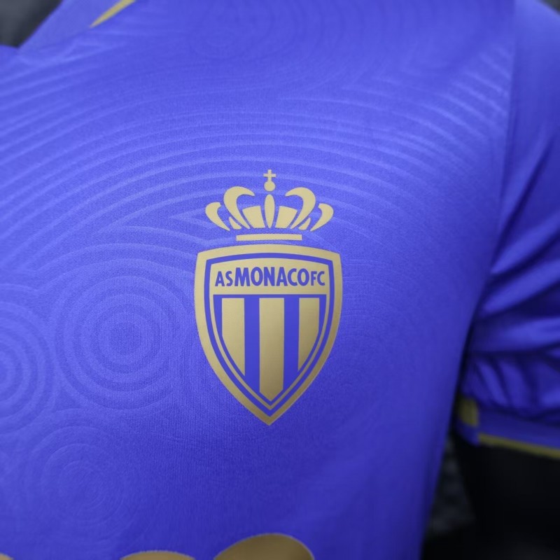 Player Version 25/26 Monaco Away Blue Jersey