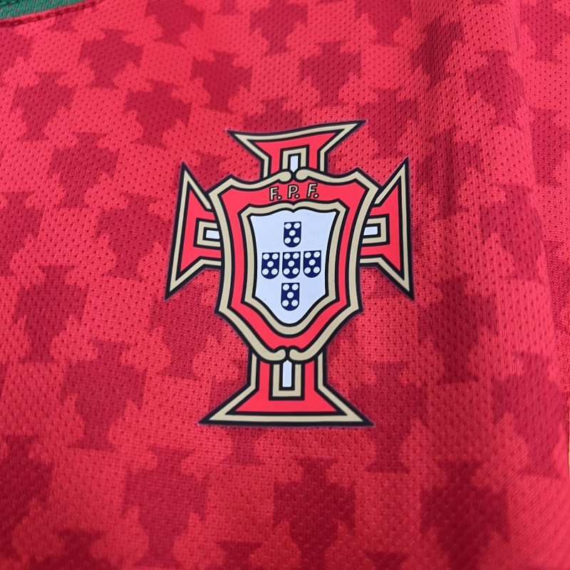 2004 Retro Portugal Home Jersey