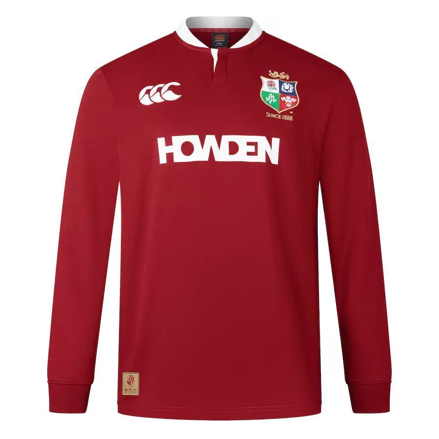 2025 British & Irish Lions Red Long Sleeve Jersey