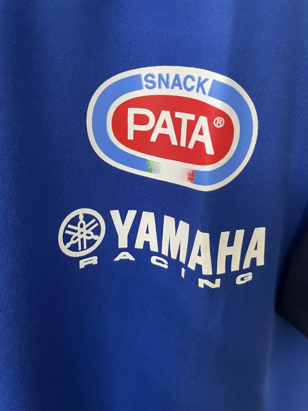 2025 F1 Yamaha PATA Racing Team Blue with Navy Raglan Sleeves Jersey