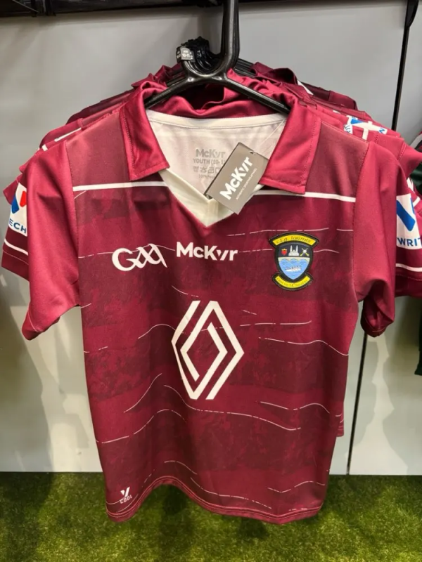 25/26 Westmeath GAA Maroon with Contour Lines Pattern Jersey