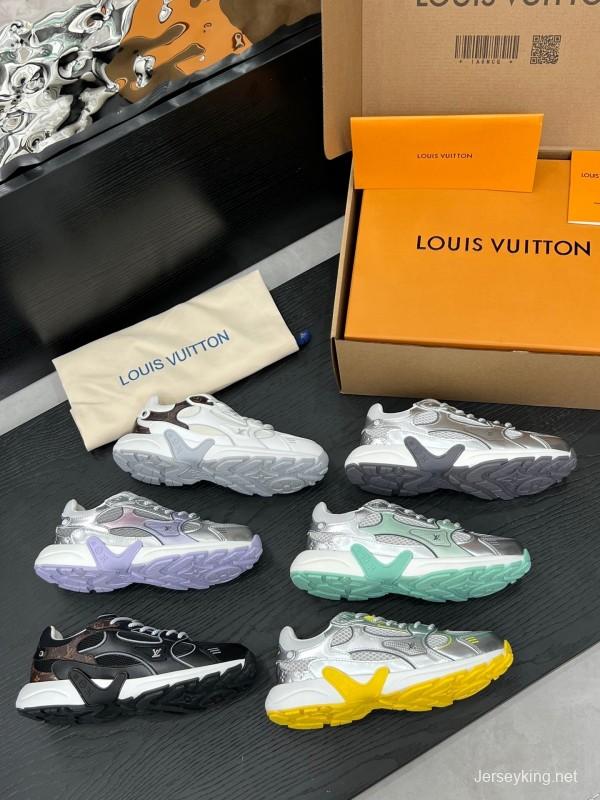 Louis Vuitton Olympia Series Casual Running Shoes with Monogram Embossing - AS00320