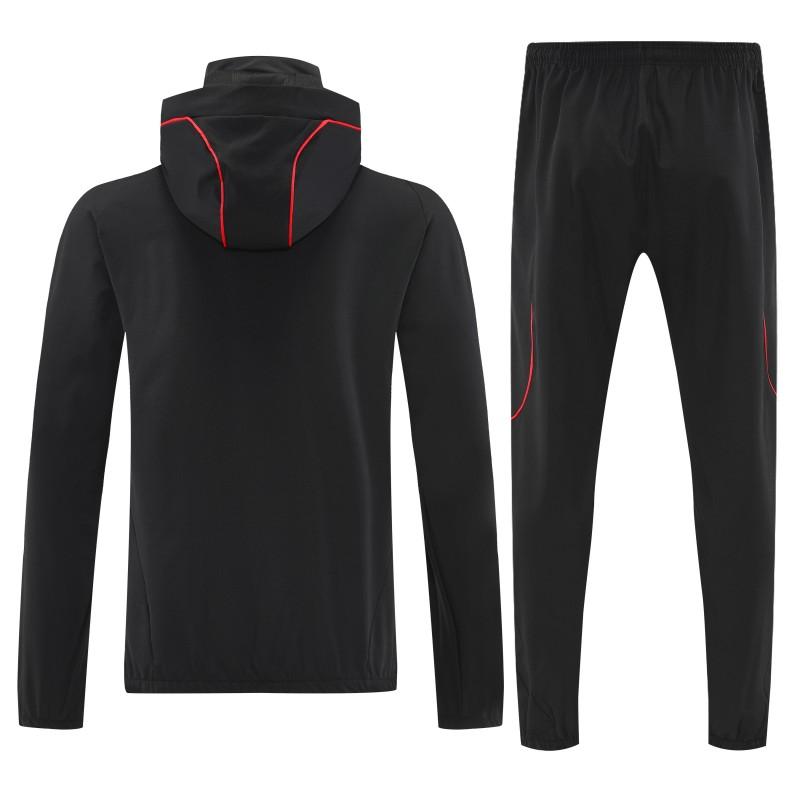 25/26 River Plate Black Full zipper Jacket Tracksuit+ long pants