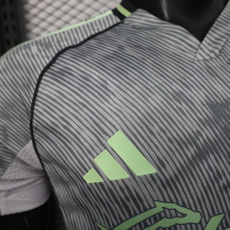 25/26 Player Version  Club América Third Gray Neon Green Jersey