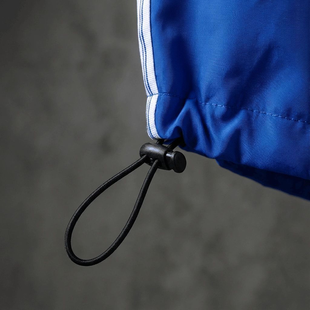 1998 Vintage Style Brazil Blue Jacket Windbreaker