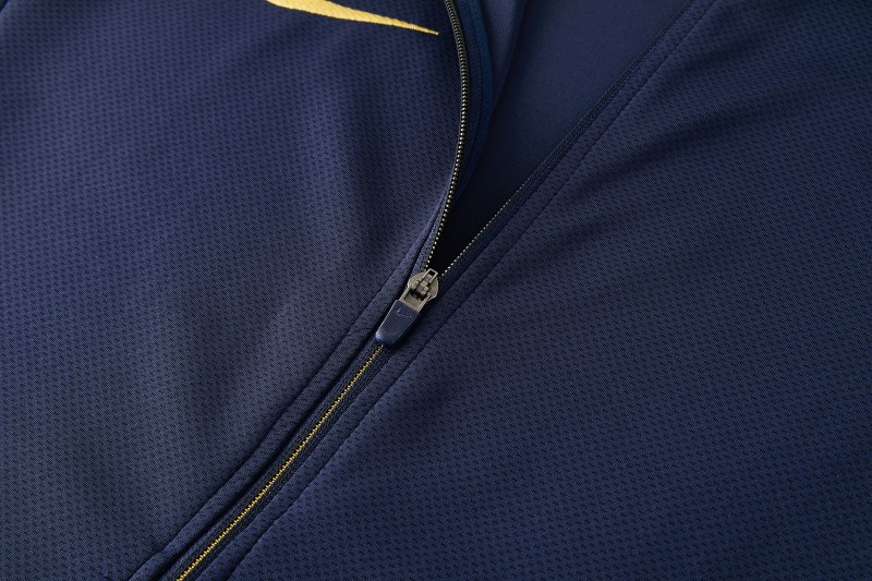 2026 NIKE Navy Full Zipper Jacket + Long Pants