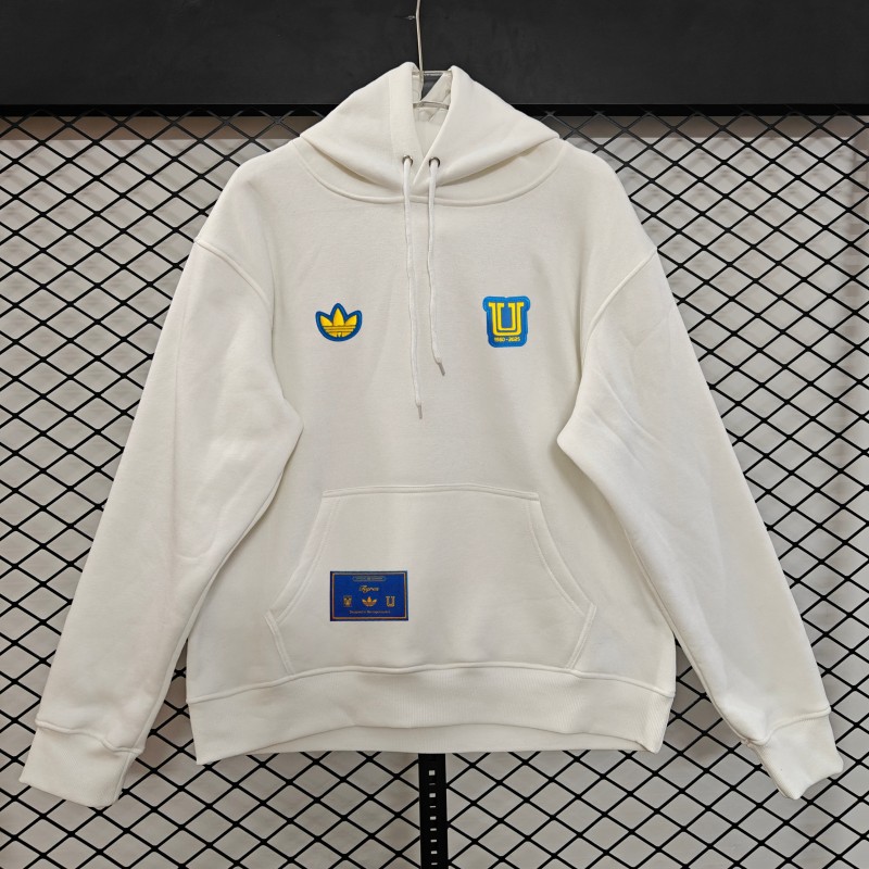 25/26 Tigres UANL Embroidered Logo Hoodie 9 Colors