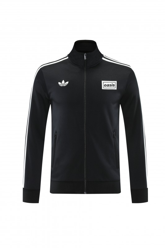 2026 Adidas Black Full Zipper Jacket + Long Pants