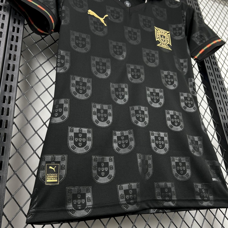 2026 Womens Portugal Black Special Jersey