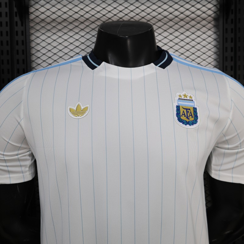 Player Version 2026 Argentina White Terrace Icons Jersey