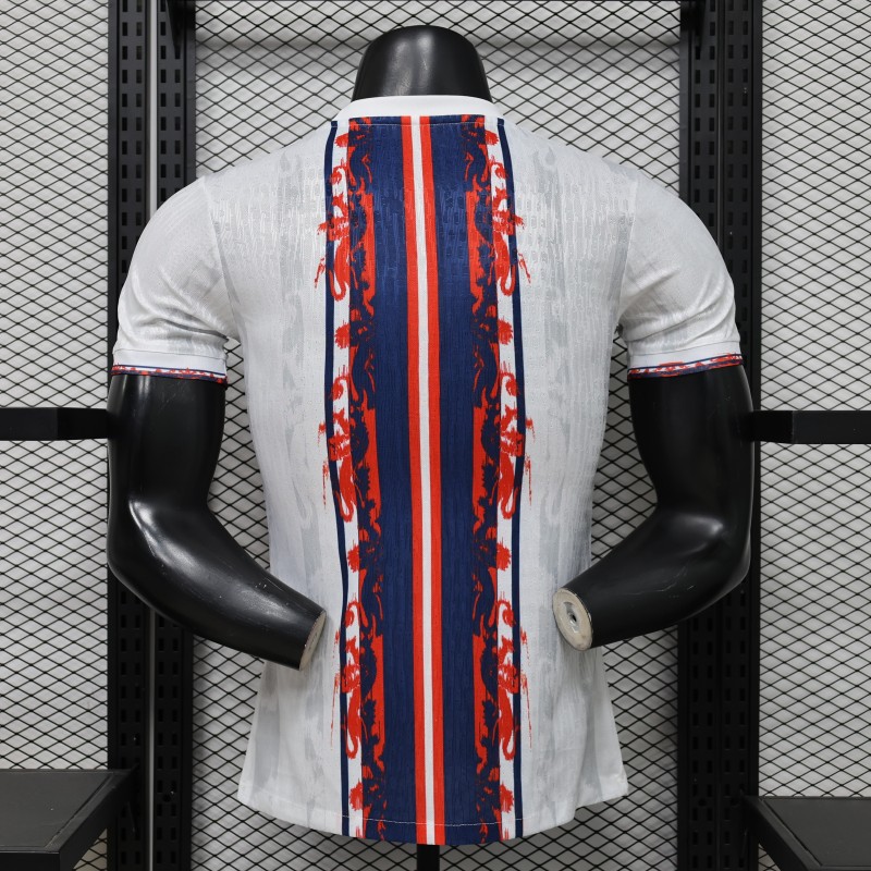Player Version 2026 England White Blue Red Lion Totem Special Edition Jersey