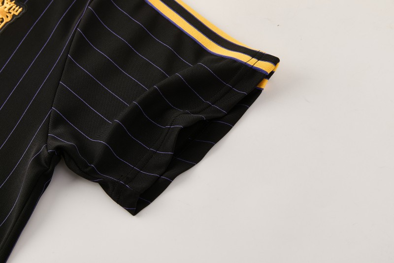 26/27  Manchester United Black Short Sleeve+Soccer Shorts