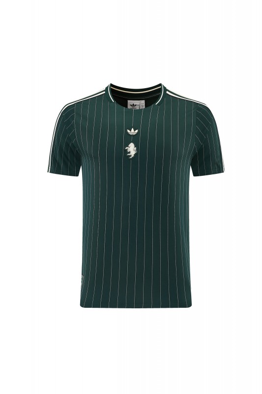 26/27 Juventus Navy Green Short Sleeve+Soccer Shorts