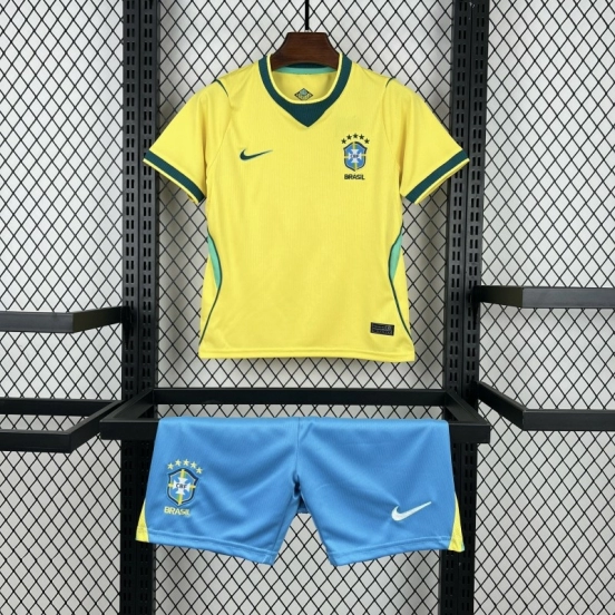 2026 Kids Brazil World Cup Home Kit