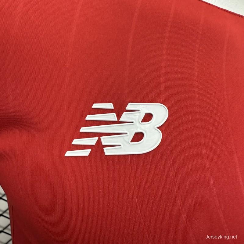 Player Version 26/27 Deportivo Toluca FC New Balance Home Deep Red White Jersey