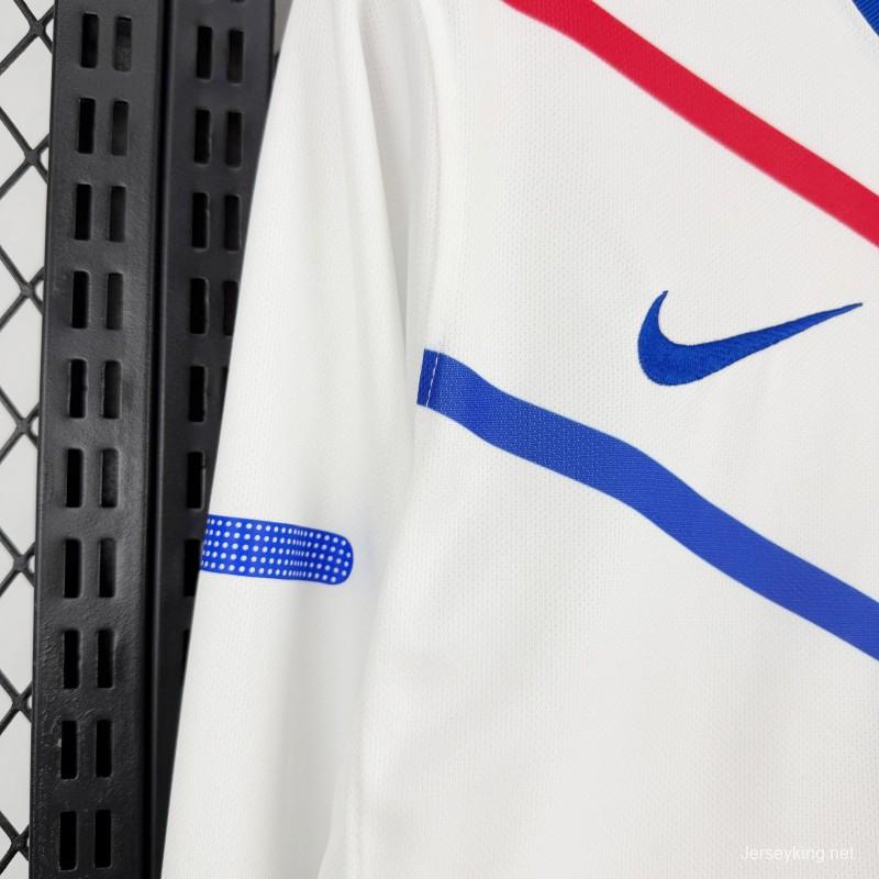 Retro 2012 Netherlands Away Long Sleeve Jersey