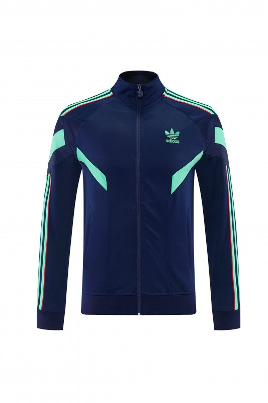 2026/27 Adidas Originals Navy Blue Full Zipper Jacket Tracksuit + Long Pants