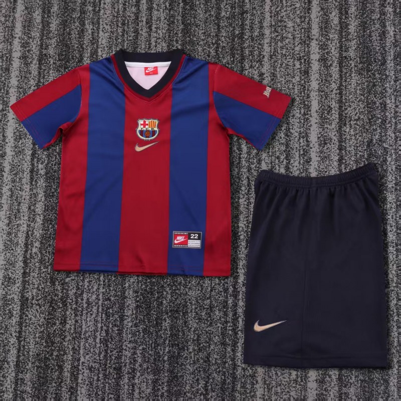 Retro Kids 98/99 Barcelona Home Jersey