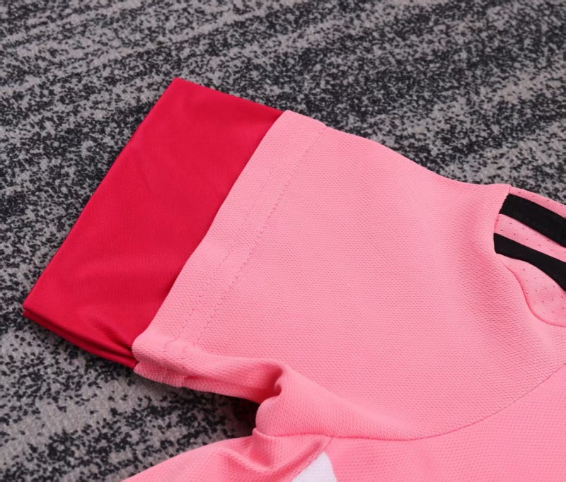 Retro Kids 15/16 Juventus Away Pink Jersey