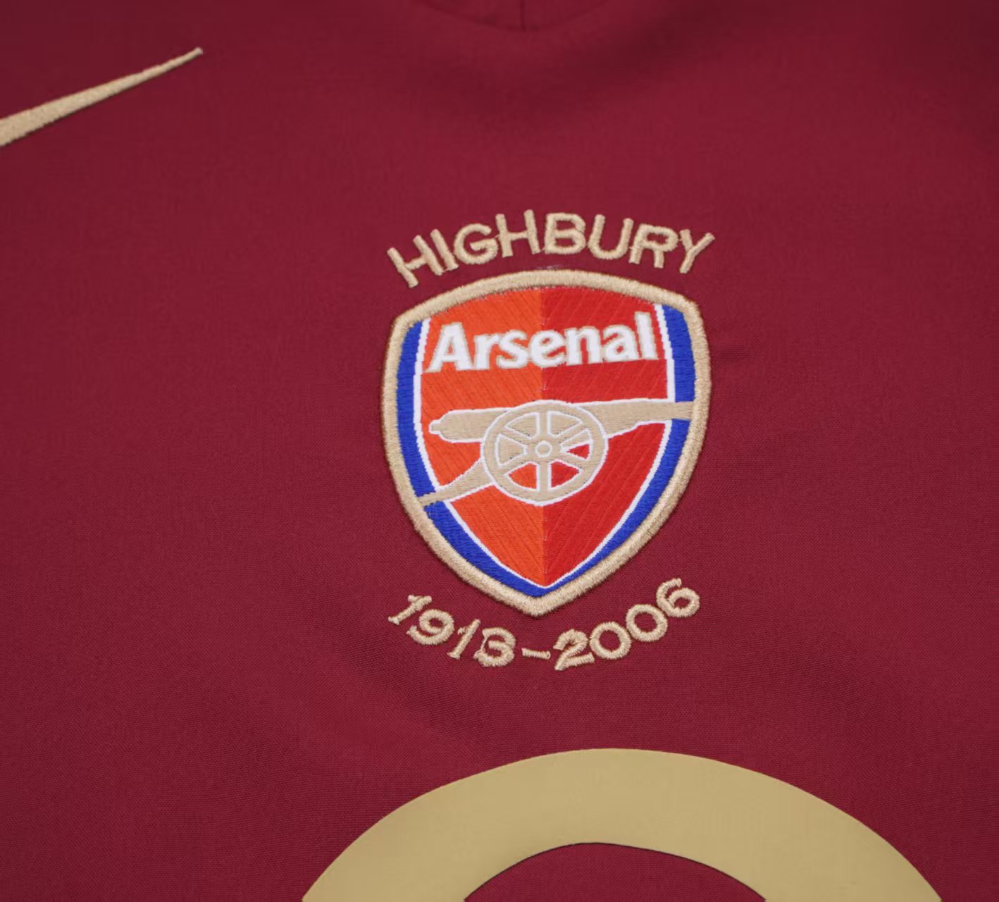 Retro Kids 05/06 Arsenal Home Long Sleeve Jersey