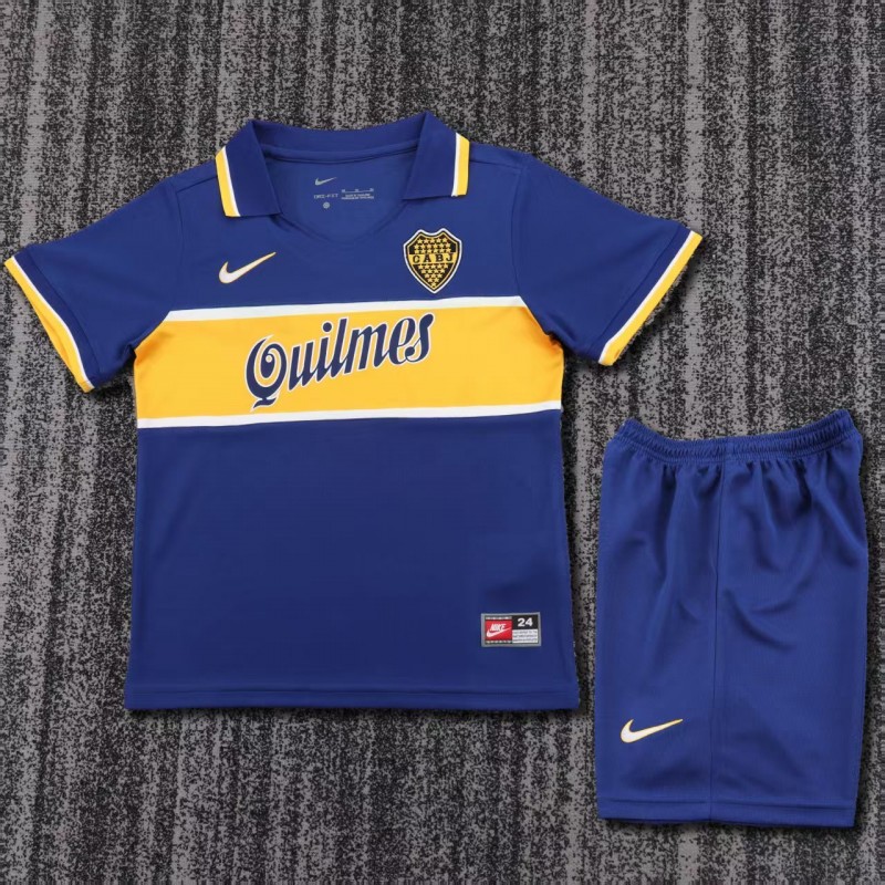 Retro Kids 96/97 Boca Juniors Home Jersey