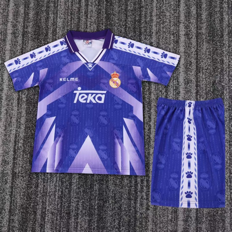Retro Kids 96/97 Real Madrid Away Jersey