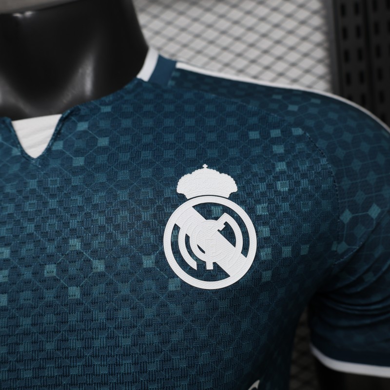 Player Version 26/27 Real Madrid Away Teal Blue  Jersey