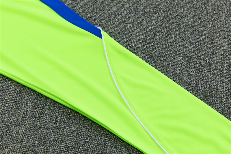 26/27 Atlético Madrid Third Fluorescent Green Half Zipper Jacket Tracksuit + Long Pants