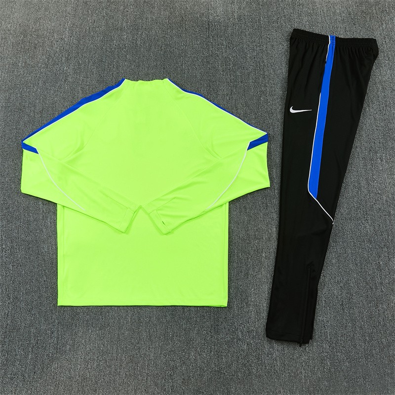 26/27 Atlético Madrid Third Fluorescent Green Half Zipper Jacket Tracksuit + Long Pants