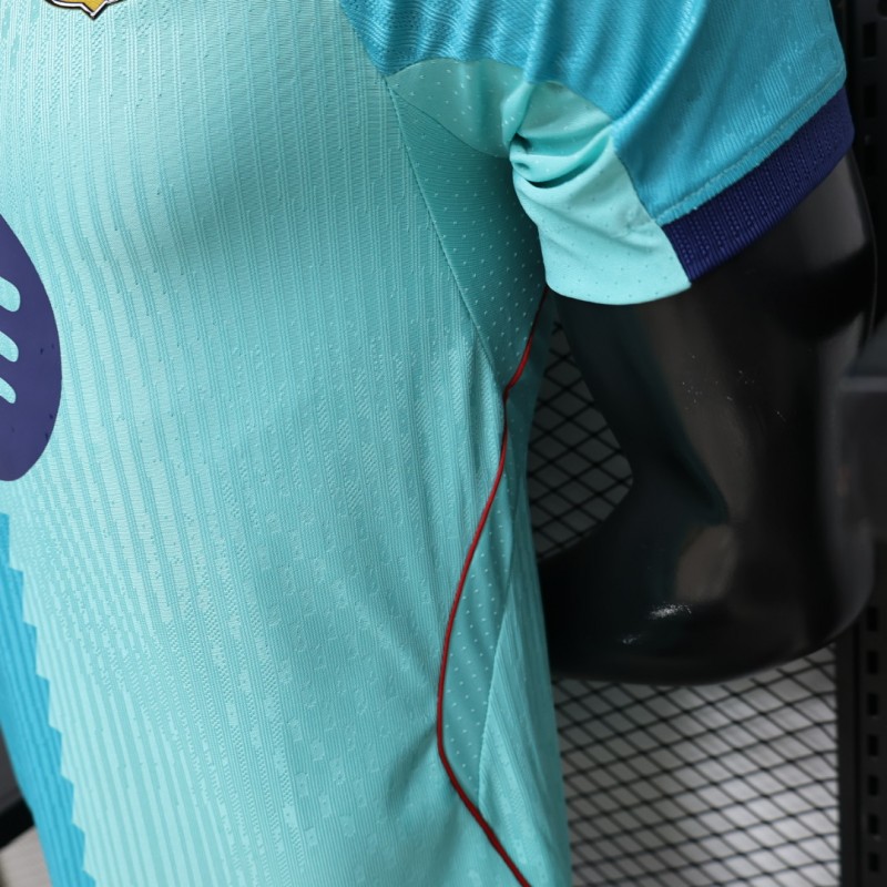 Player Version 26/27 FC Barcelona Teal & Aqua BlueThird Jersey