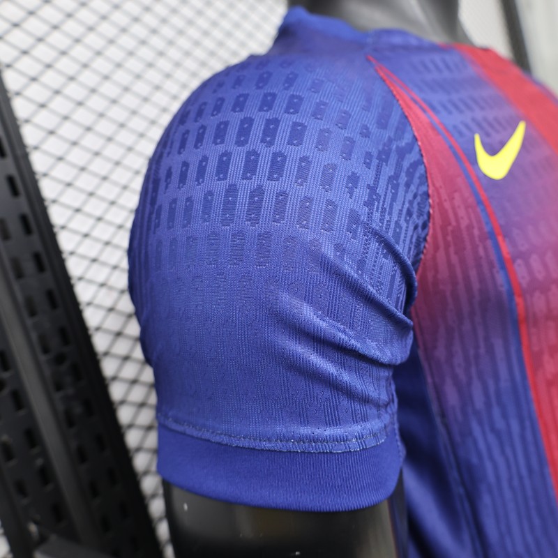 Player Version 25/26 FC Barcelona Royal Blue & Garnet Red  Special Edition Jersey