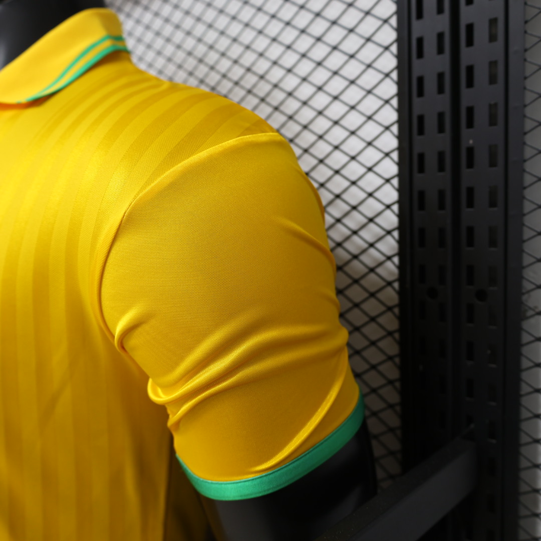 Player Version 2026 Brazil × Jordan Brand Yellow Special Edition Home Jersey