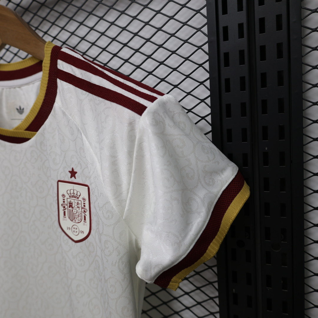 Player Version Womens  26/27  Spain White Away Jersey