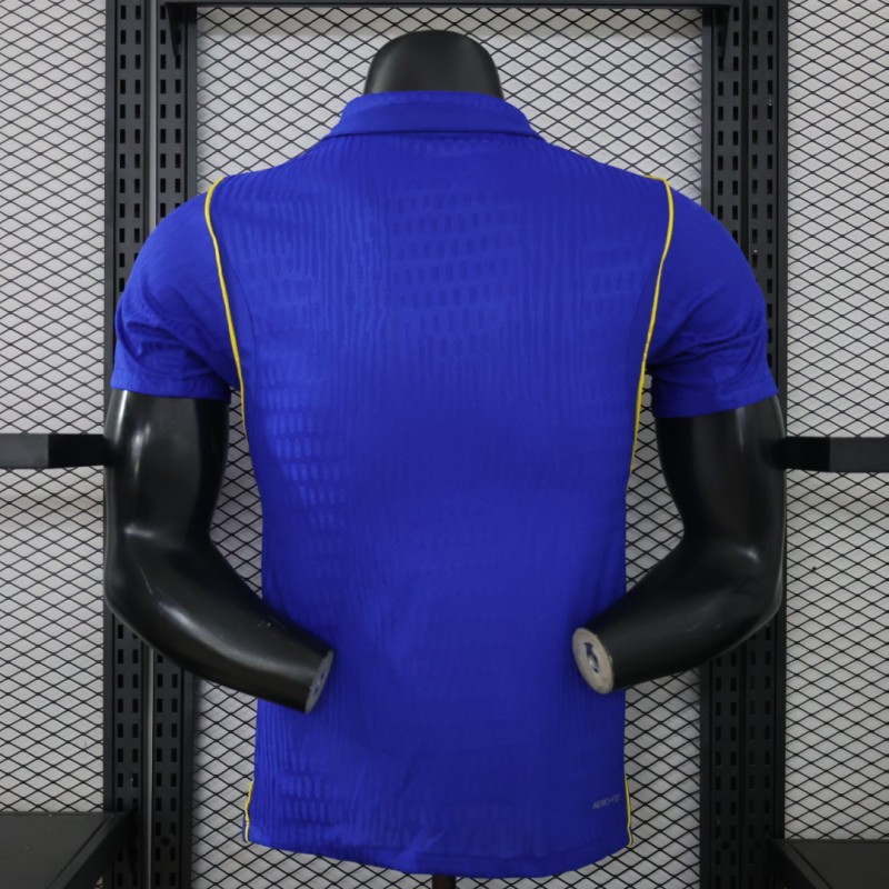 layer Version 26/27 Chelsea FC Royal Blue Polo Collar Home Jersey