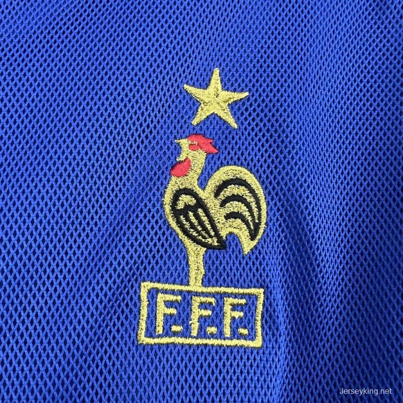Retro 2002 France Home Jersey