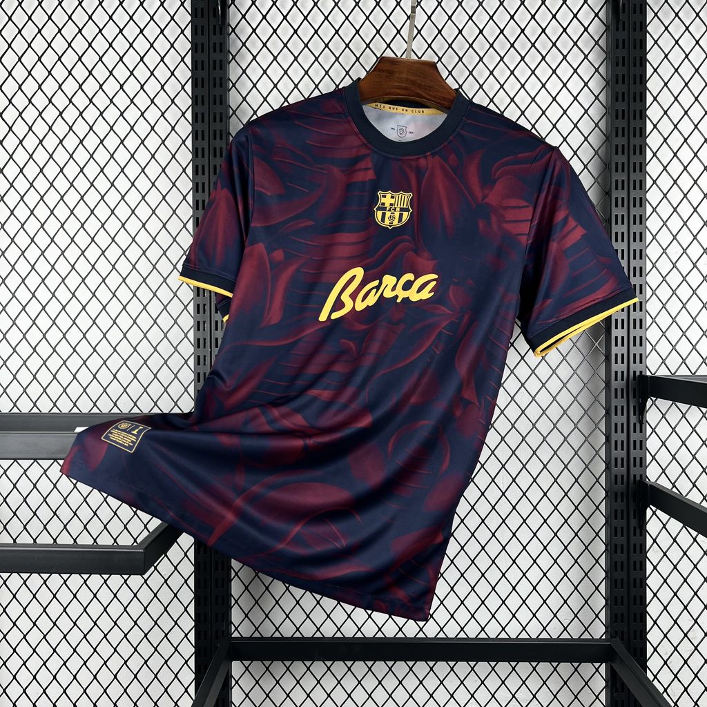 26/27 Barcelona Special Abstract Red & Blue "Barça" Script Jersey