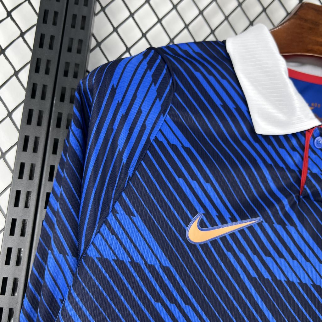 2026 Mens France World Cup Home Long Sleeve Jersey