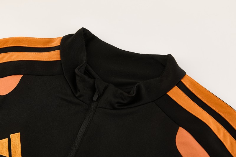 26/27 Arsenal Black Half Zipper Jacket Tracksuit + Long Pants