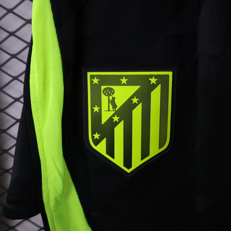 Player Version 26/27 Atletico Madrid Away Black  Shorts