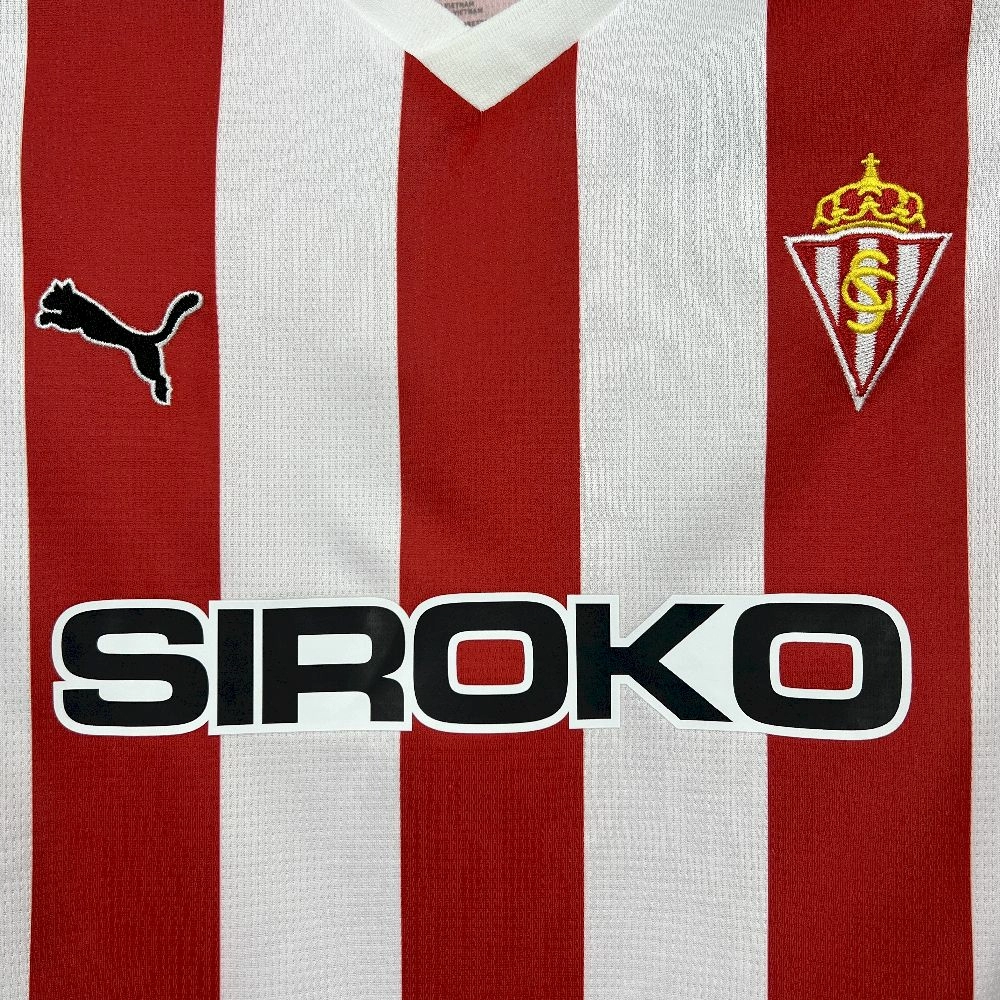 2025/26 Kids Sporting De Gijon Home Kit