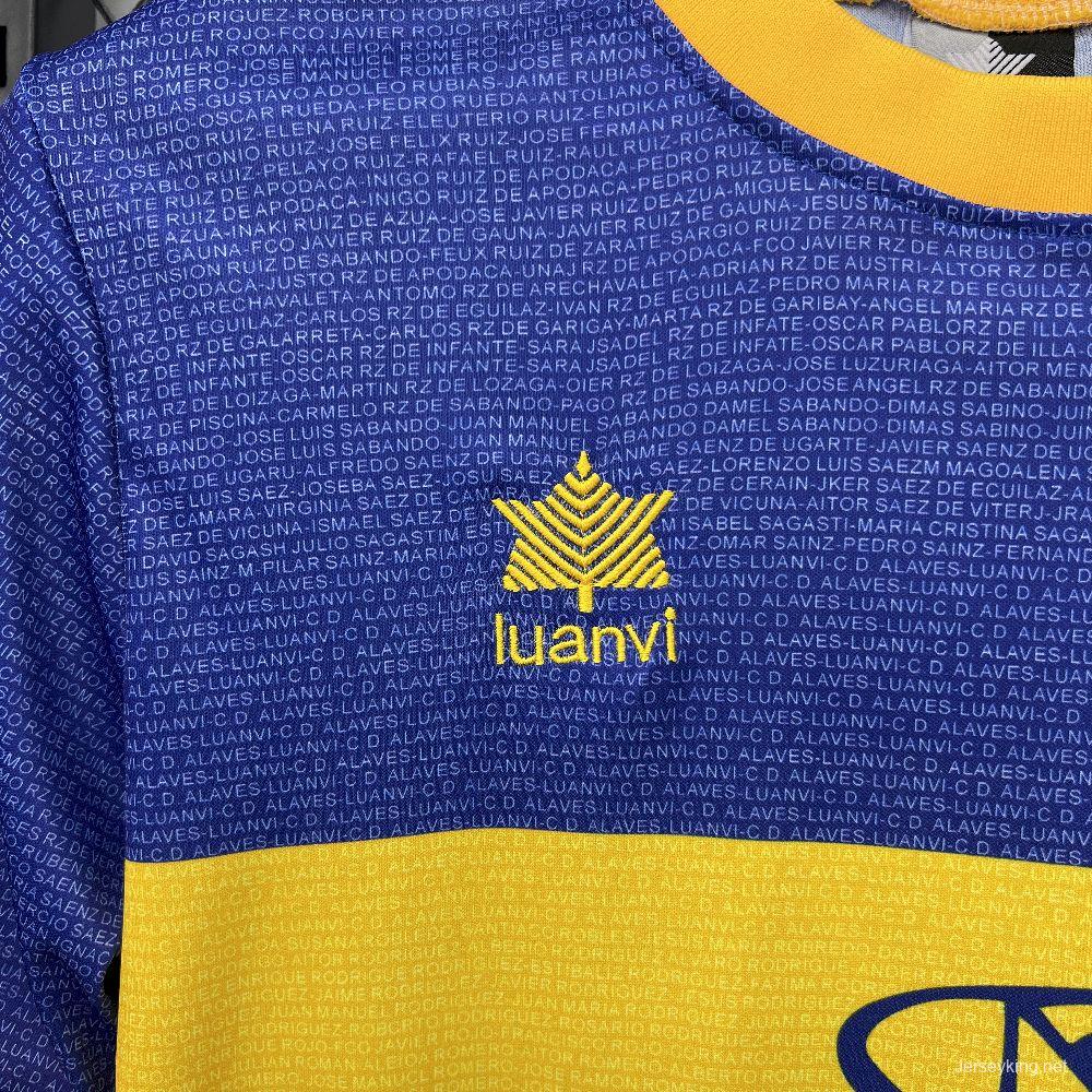 2000/01 Retro Deportivo Alaves Champions League Final Jersey