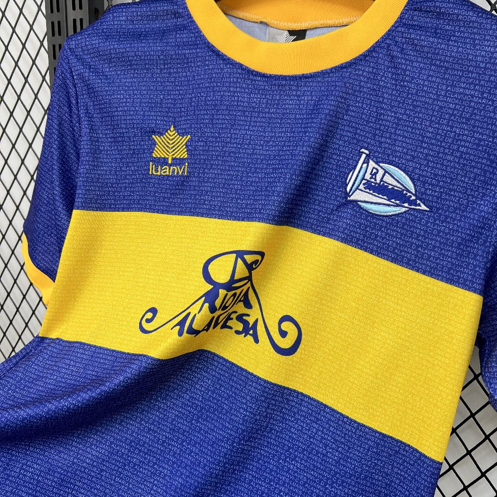 2000/01 Retro Deportivo Alaves Champions League Final Jersey
