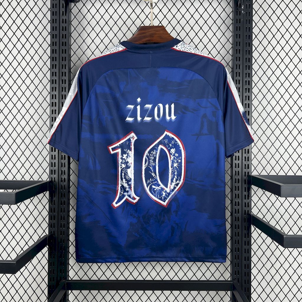 2026 Mens France Zizou #10 Comma Football Jersey