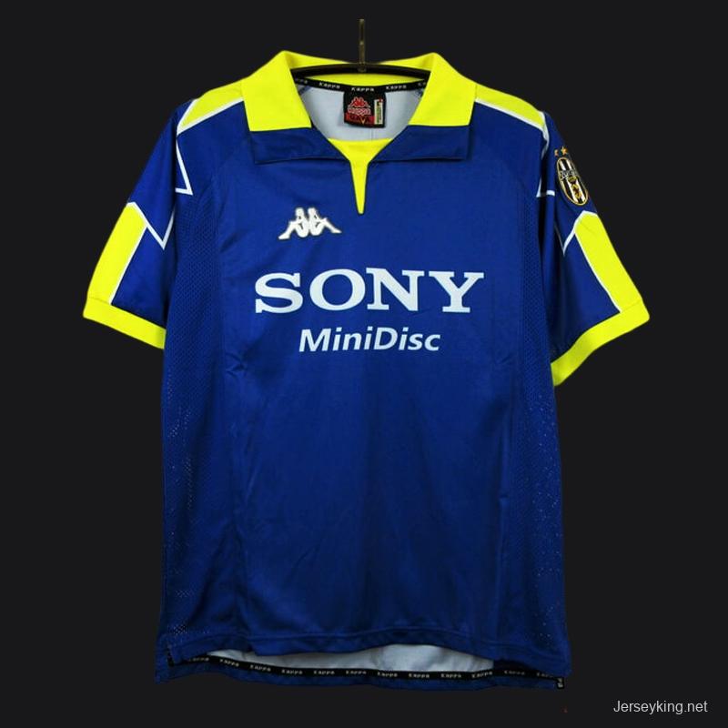 Retro 97/98 Juventus Third Blue Jersey