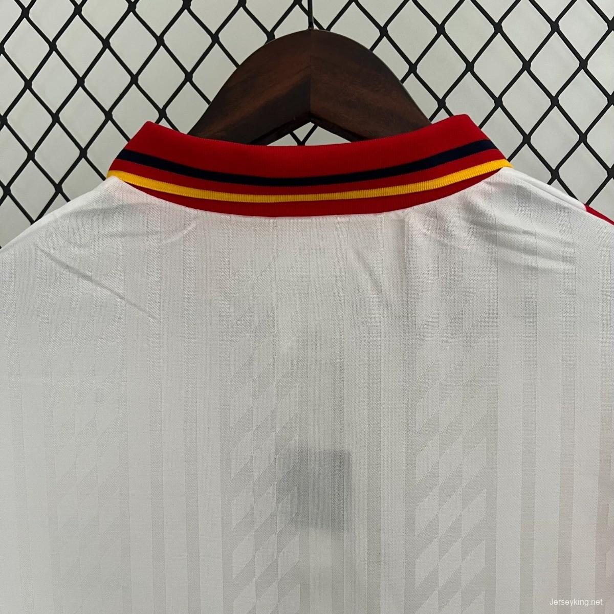 Retro 1994 Spain Away White Jersey