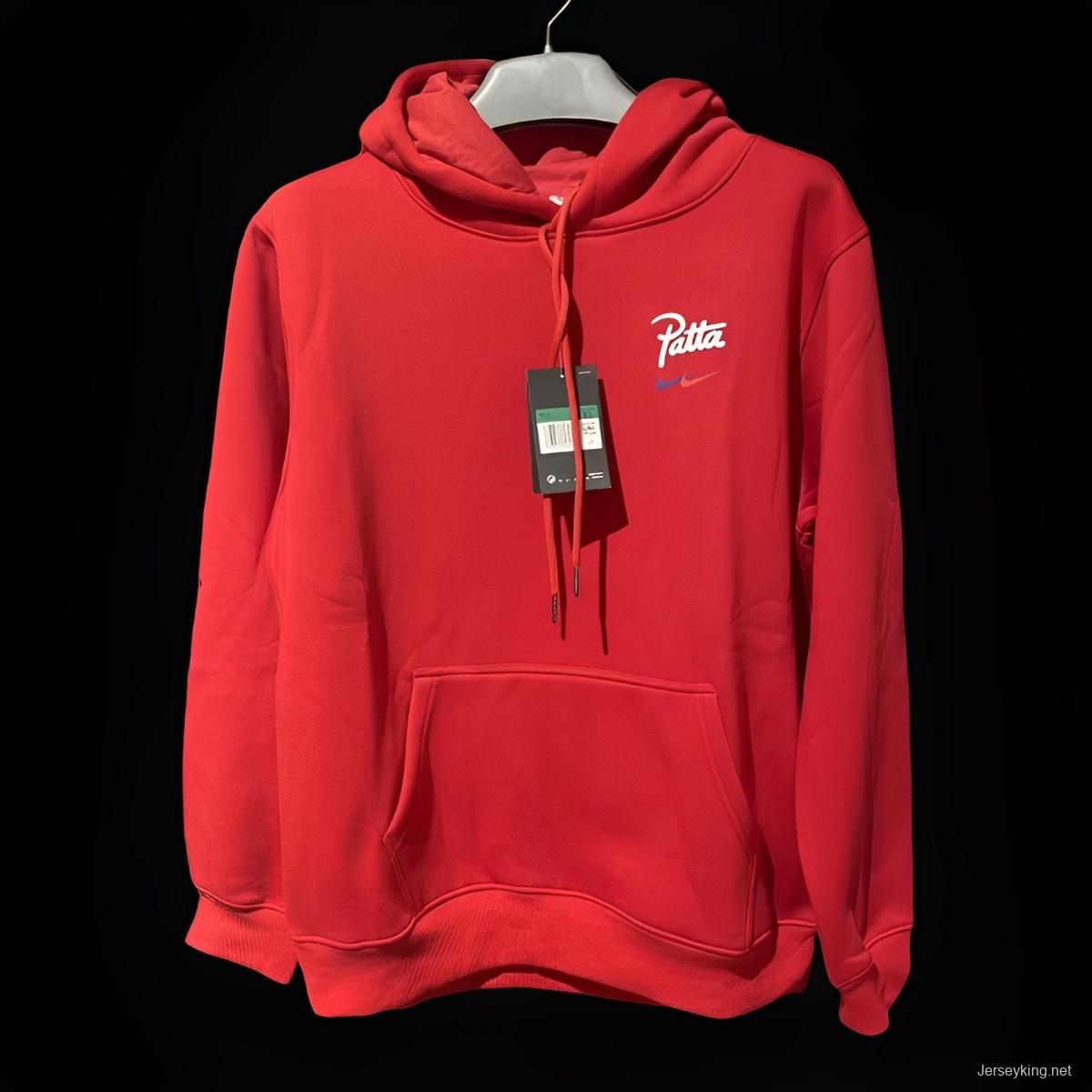 23/24 Barcelona x Patta Red Hoodie