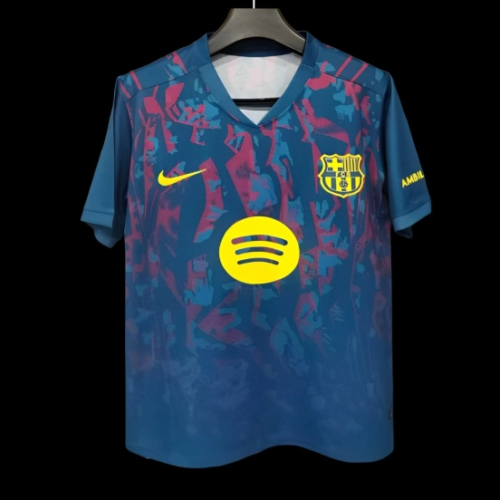 25/26 Barcelona Fourth Jersey Featured "Artistic" Design